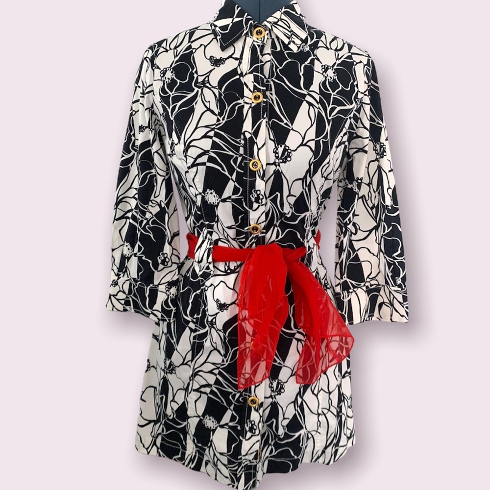 St. John graphic tunic